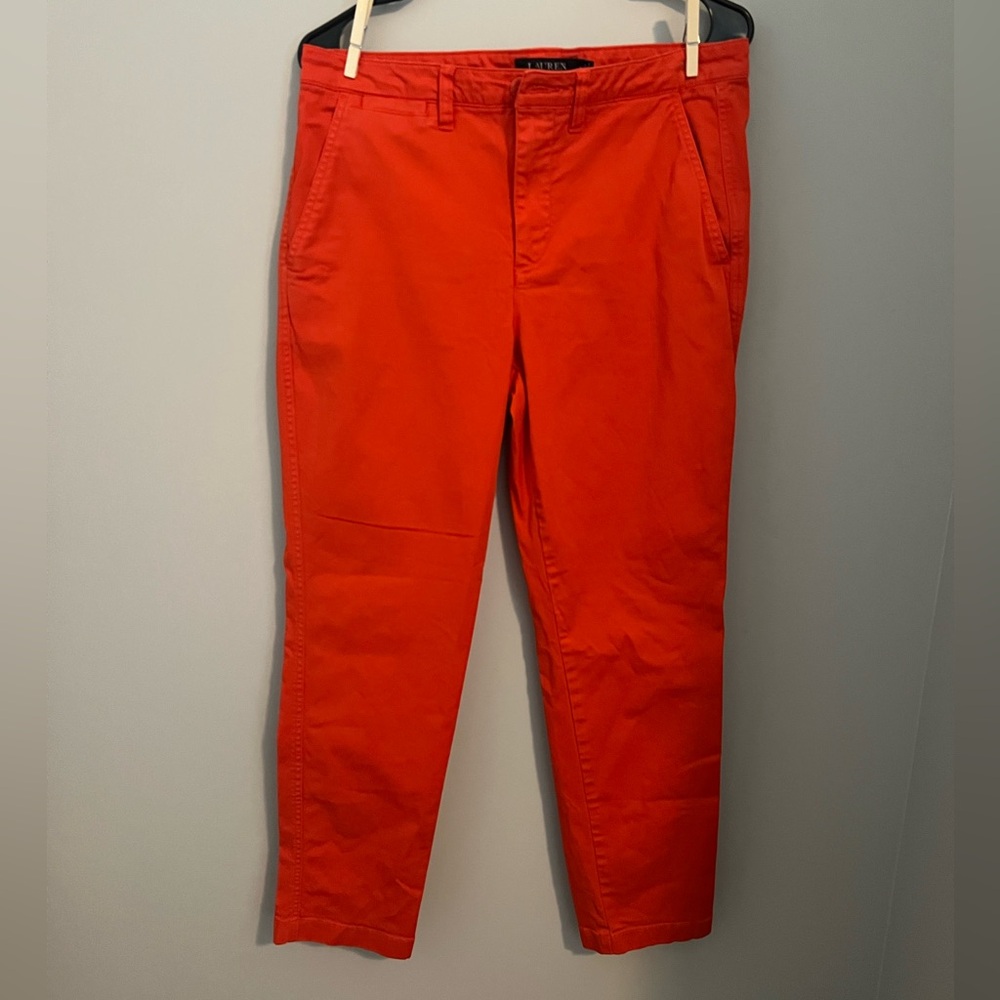 Lauren Ralph Lauren Vibrant Red Chino Trousers